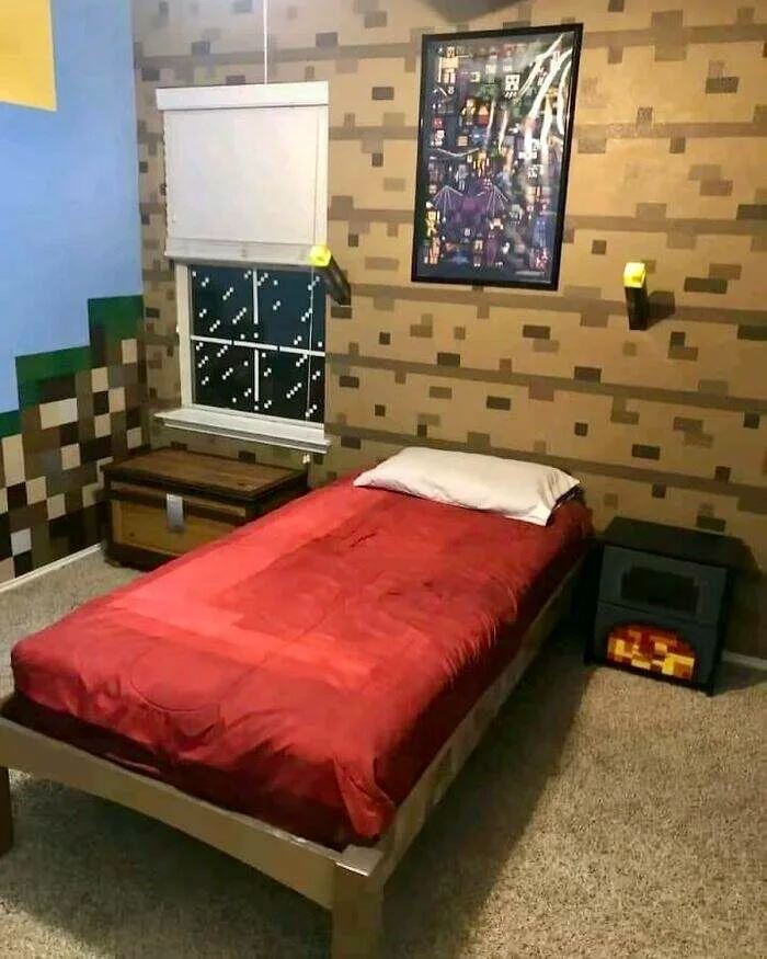 Ke dieau spravte Minecraft izbu